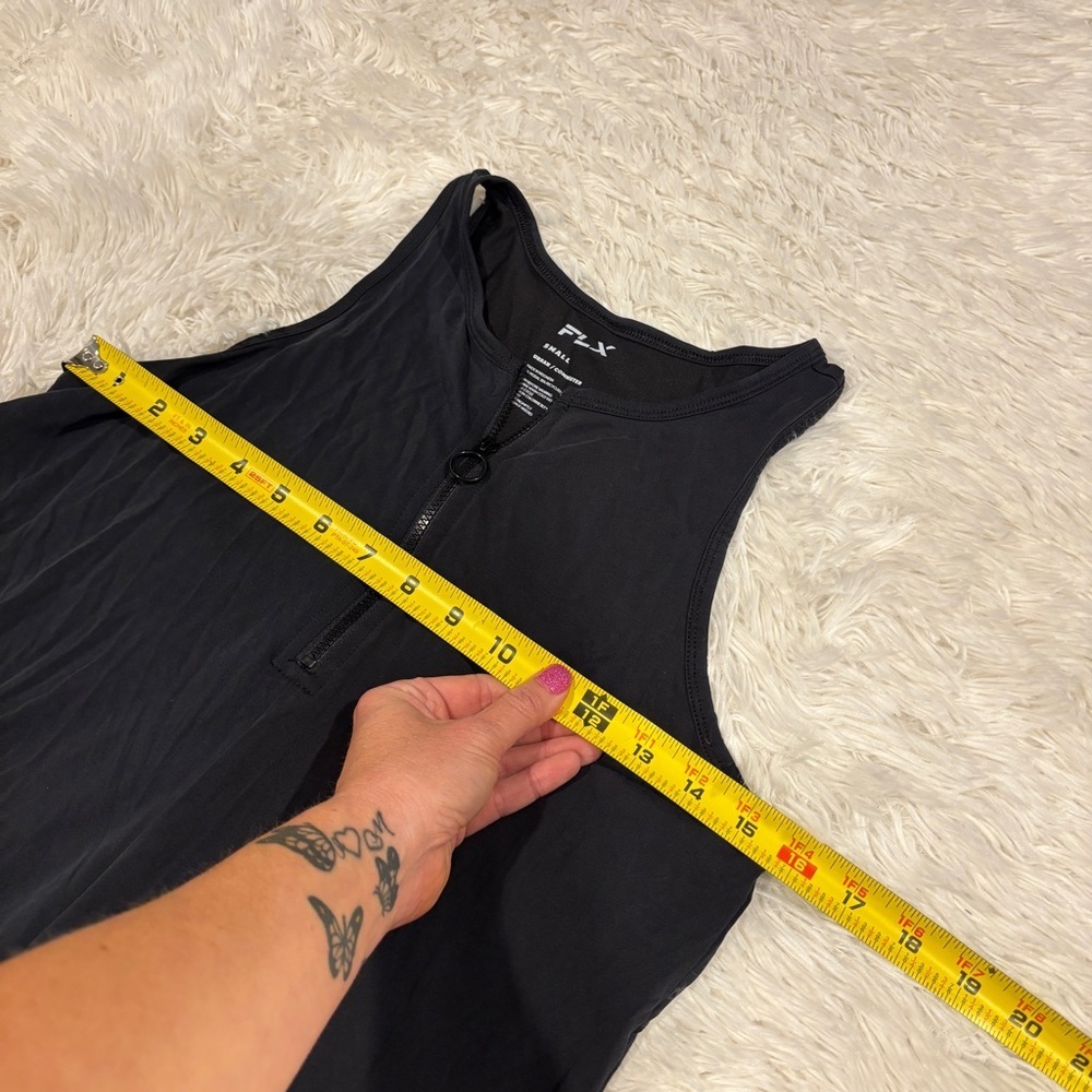 FLX Commuter Zip Front Dress with Pockets Black womans size 1X - Picture 6 of 9